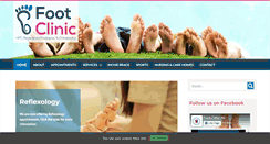 Desktop Screenshot of footclinicni.com